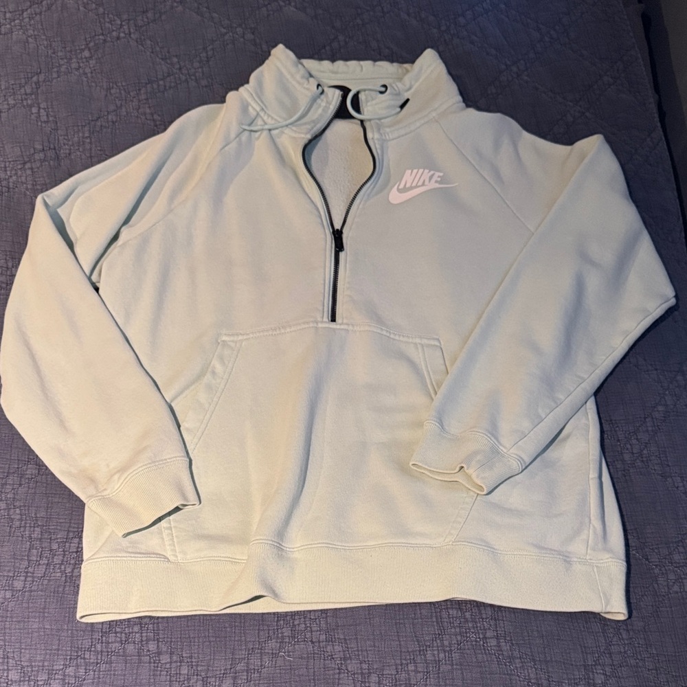 Nike Sky Blue Half-Zip Hoodie